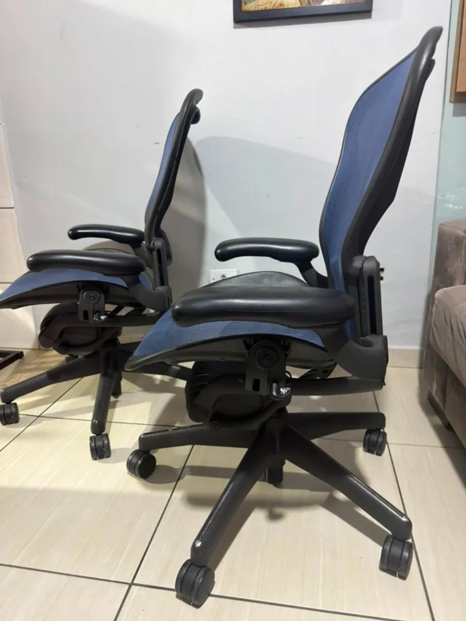Cadeira Herman Miller Aeron Clássica B Semi Completa - Foto 3
