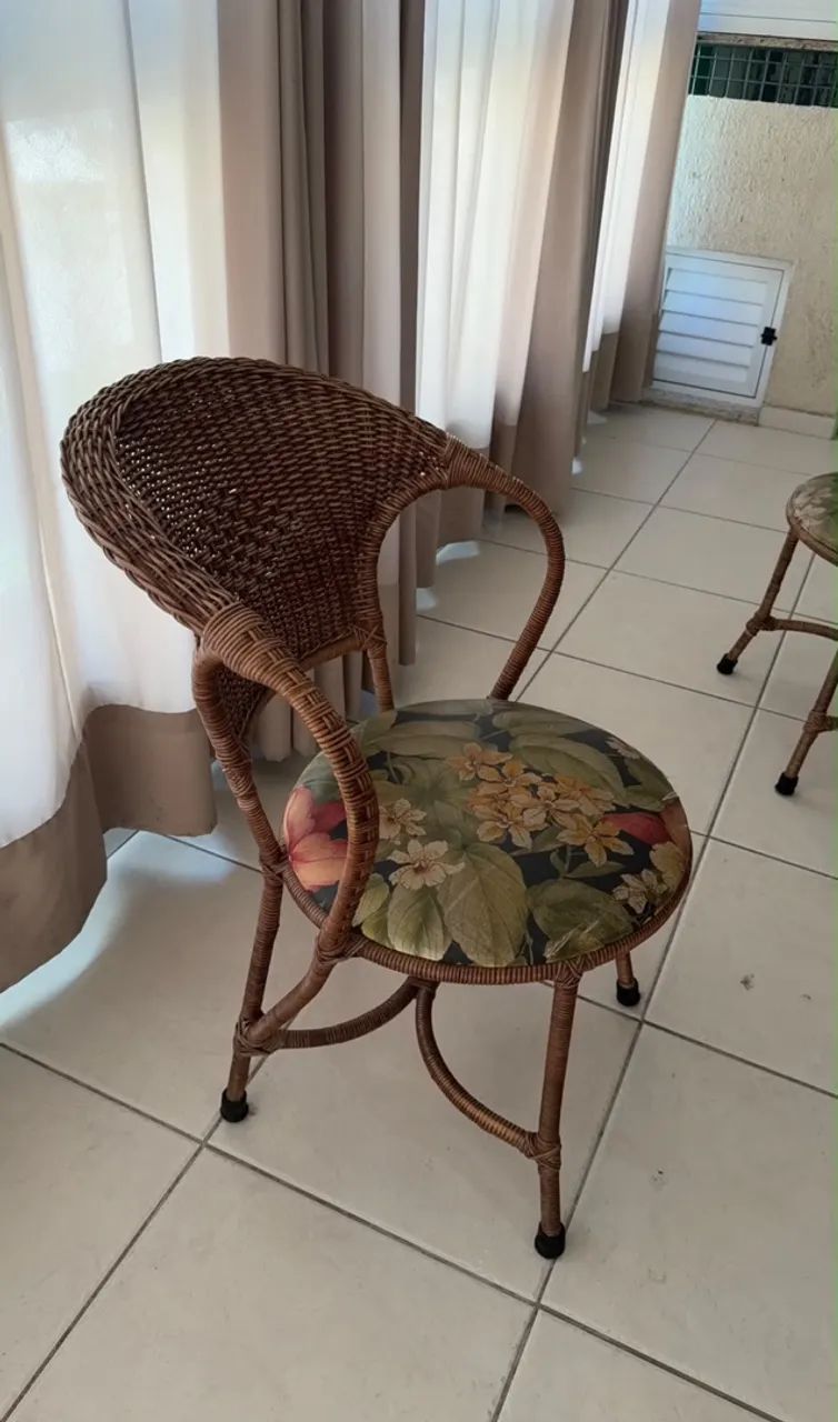 Conjunto cadeiras vime  - Foto 2