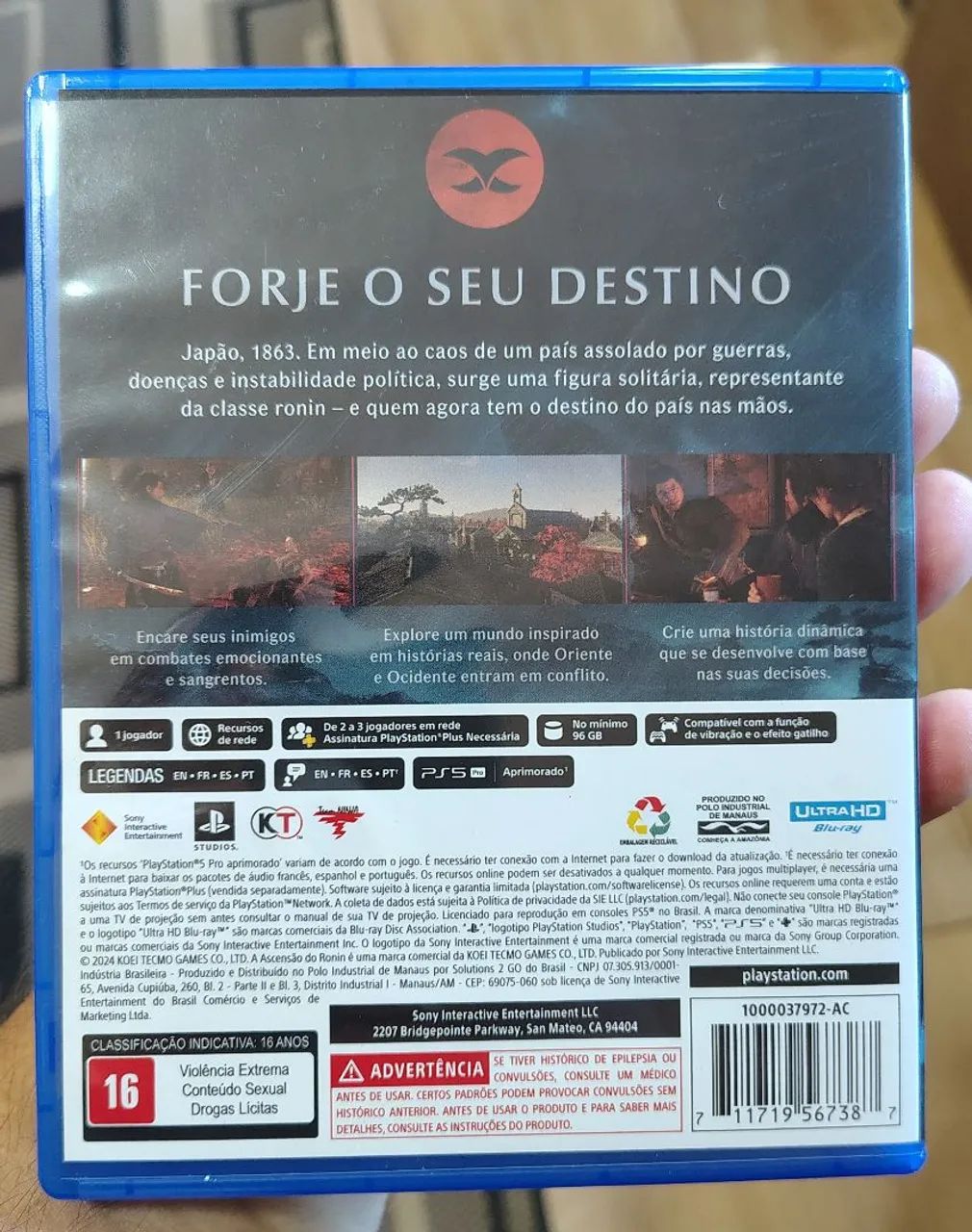 Jogo ps5 A Ascensão do Ronin - Foto 2