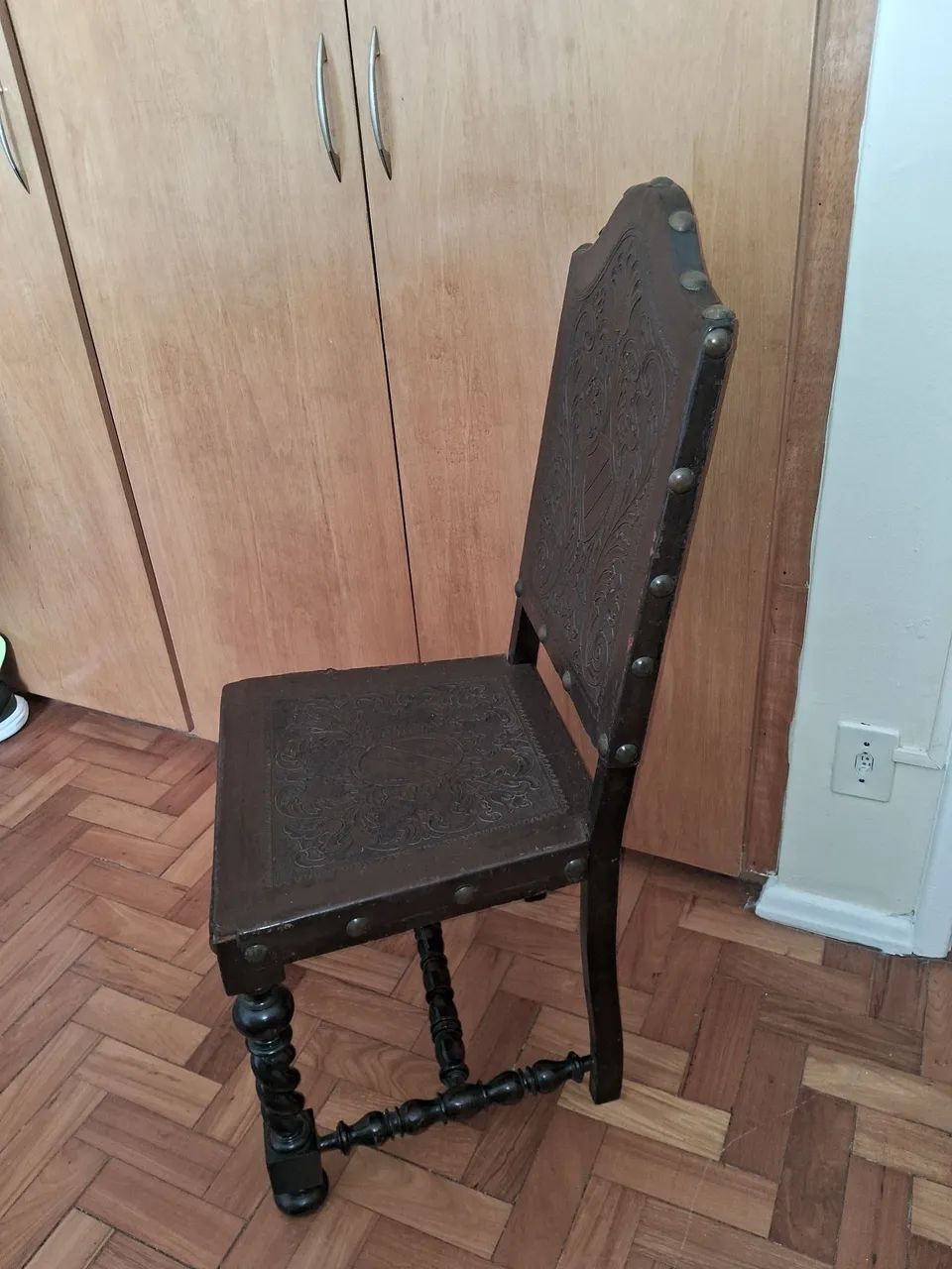 Cadeira manoelina antiga peça de época - Foto 2