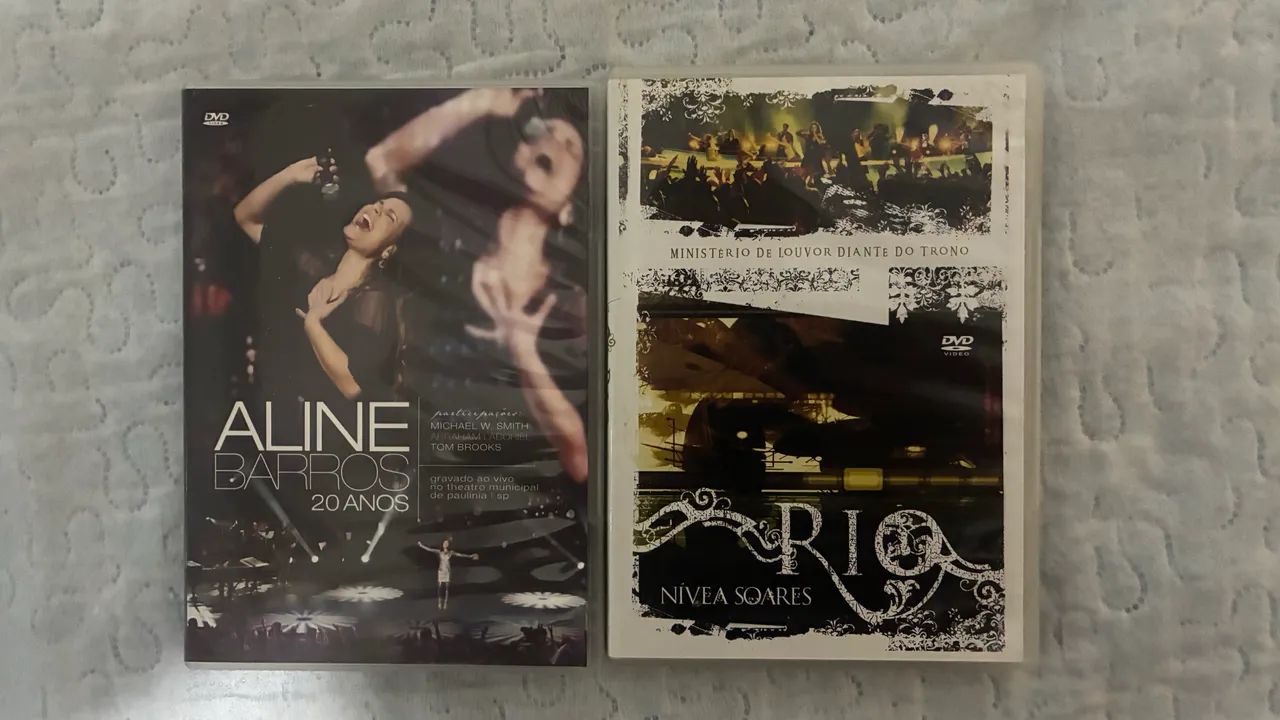 DVDs Aline Barros e Nívea Soares