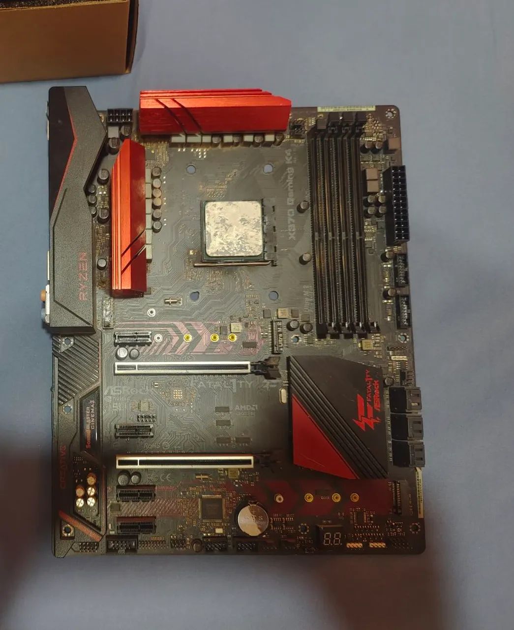 Kit ryzen 5 3600 + placa mae x370
