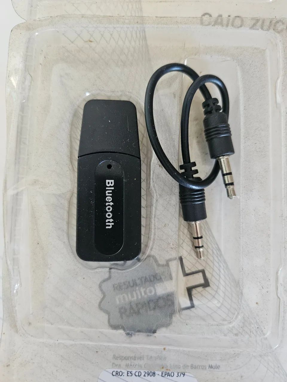 Receptor  Usb Bluetooth De Audio Mais O  Cabo Para Ligação