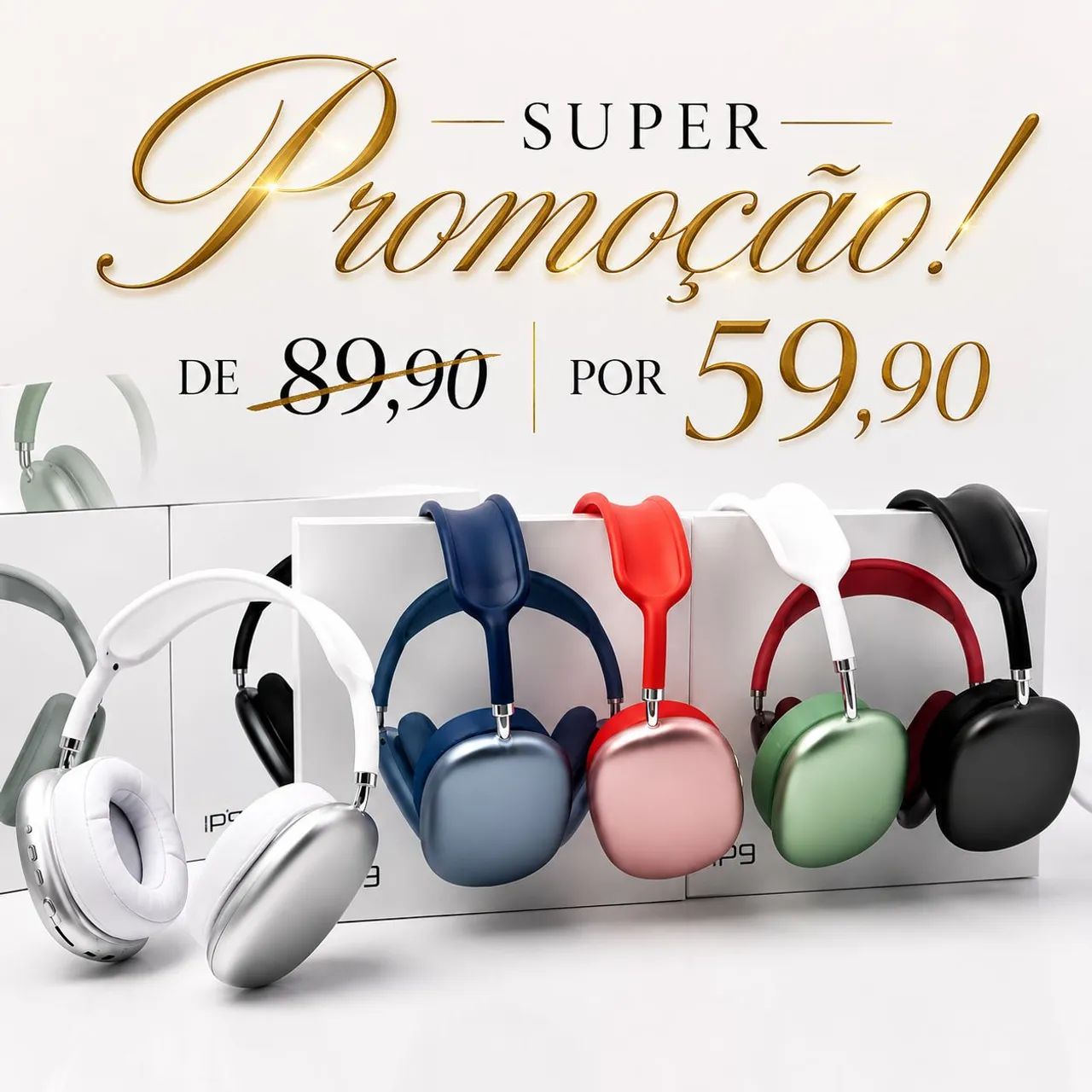 Fone de ouvido bluetooth novo e lacrado 
