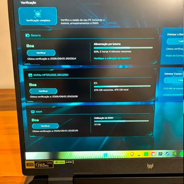 Notebook Gamer | Acer Predator Helios Neo 16 | i7-13650HX | RTX 4060 de 8GB | 16GB RAM - Foto 4