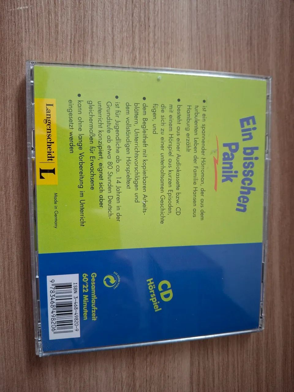 Cd áudio  livro Ein bisschen Panik - Foto 4