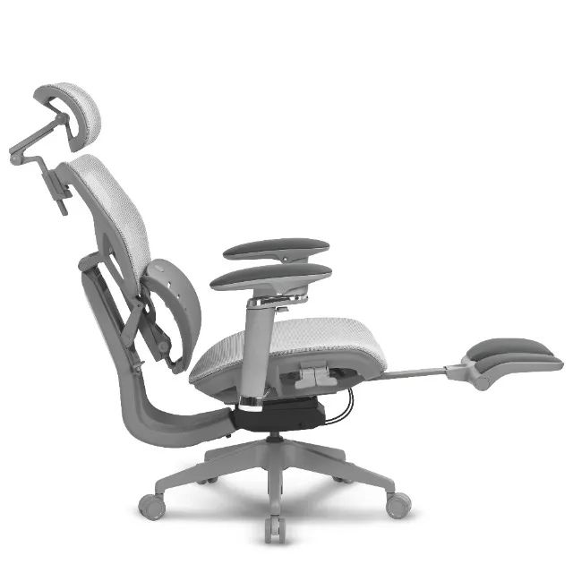 Cadeira DT3 Glacius - Mesh - Grey  - Foto 5