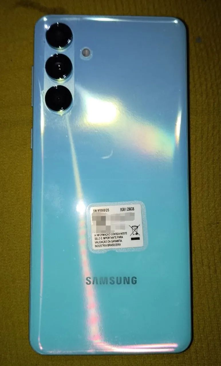 Samsung galaxy m55 5g verde 256gb 8gb ram (usado)