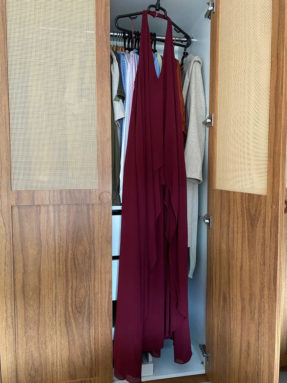 Vestido koji store vinho/bordô - Foto 4
