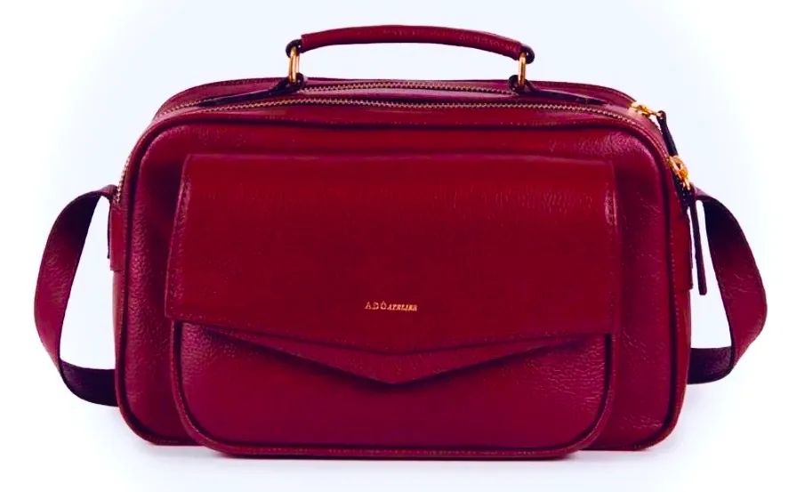 Bolsa Ado Atelier couro legítimo  - Foto 3