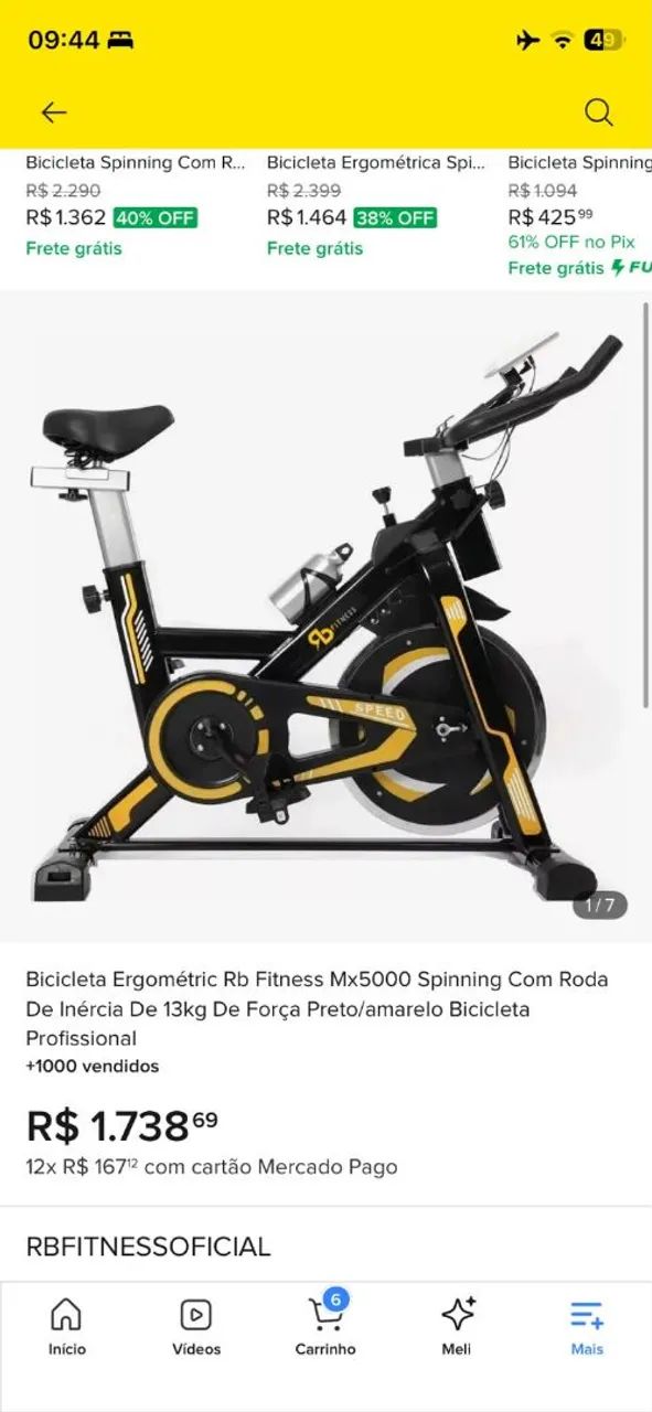 Bicicleta ergométrica  - Foto 2