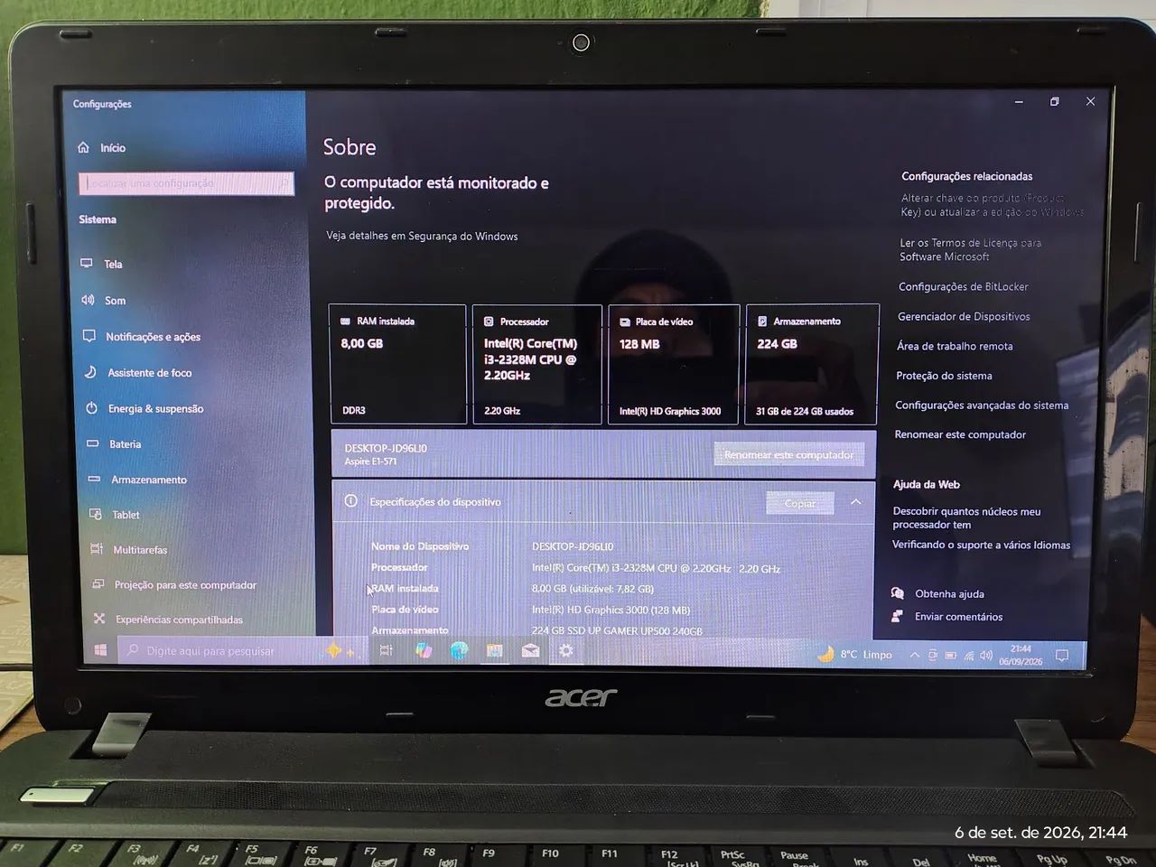 Notebook Acer i3 - Foto 4