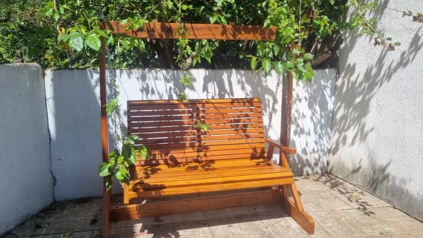 Balanço de Correntes em Madeira Maciça de Lei a Pronta Entrega - Foto 3