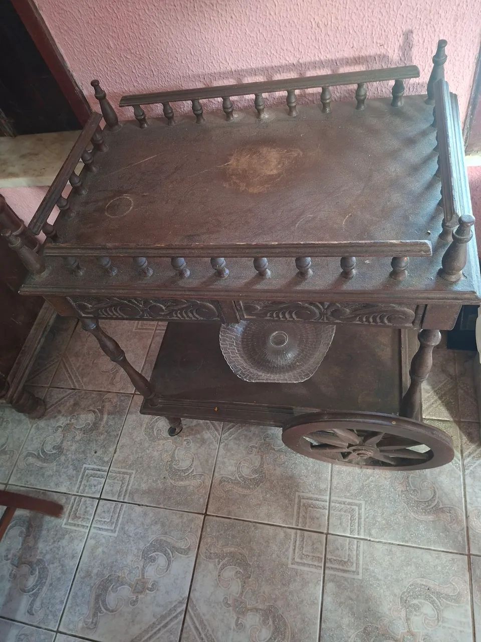 Carrinho bar antigo - Foto 2