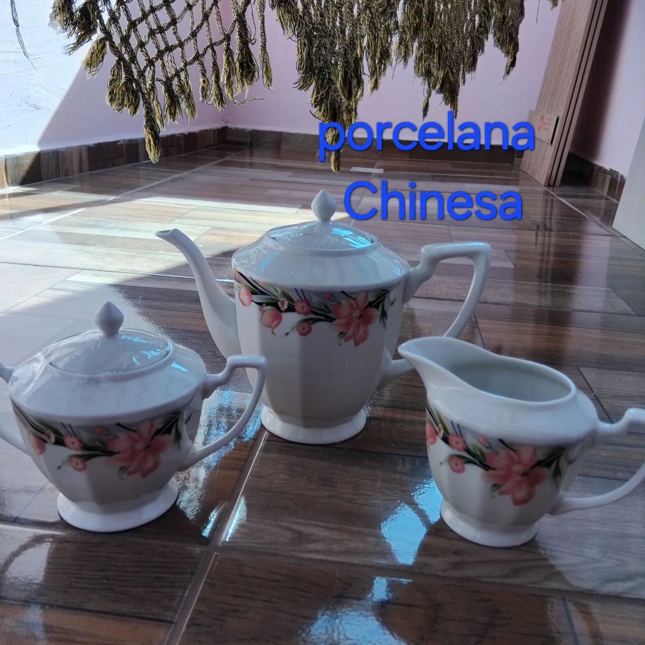 Trio porcelana chinesa 
