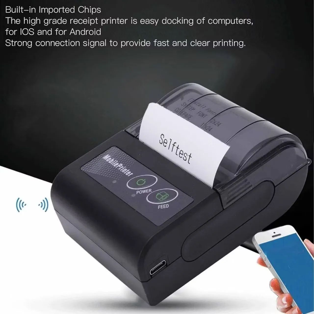 MIMI IMPRESSORA PORTÁTIL BLUETOOTH  - Foto 3