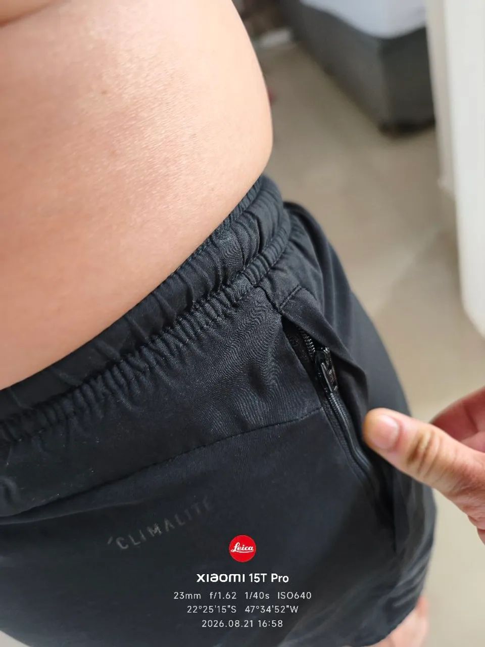 Short Adidas Climalite Preto  - Foto 4