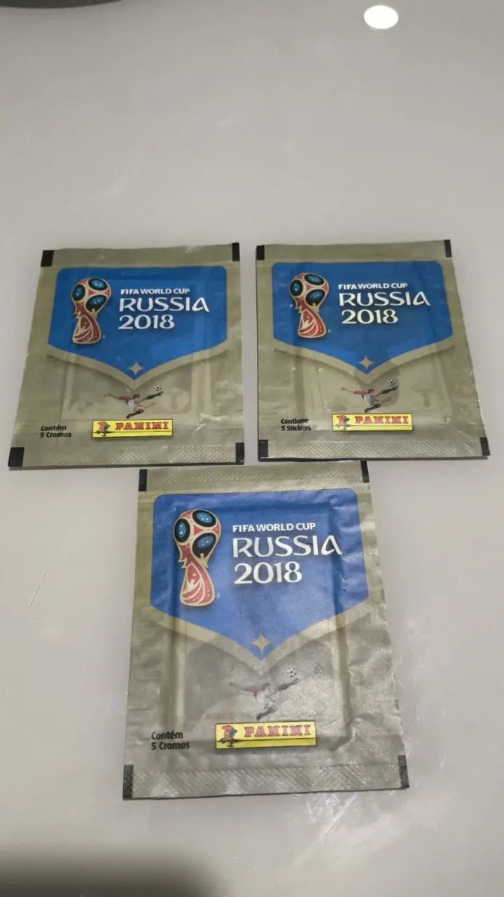 03 Envelopes Lacrados Copa Rússia 2018