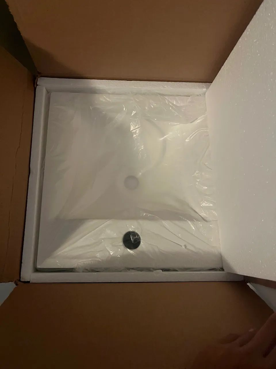 Cuba de banheiro de sobrepor - branca 34 x 33,5 x 11,5 - Foto 2