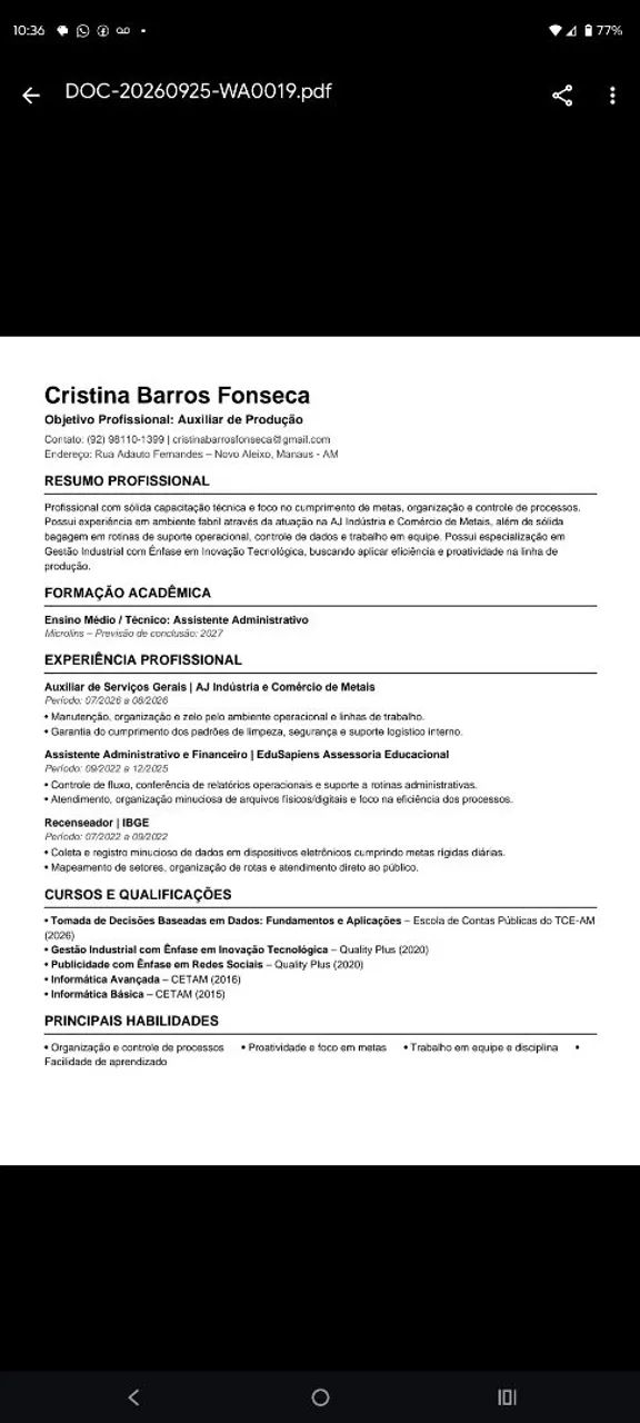 Faço currículo em PDF  - Foto 3