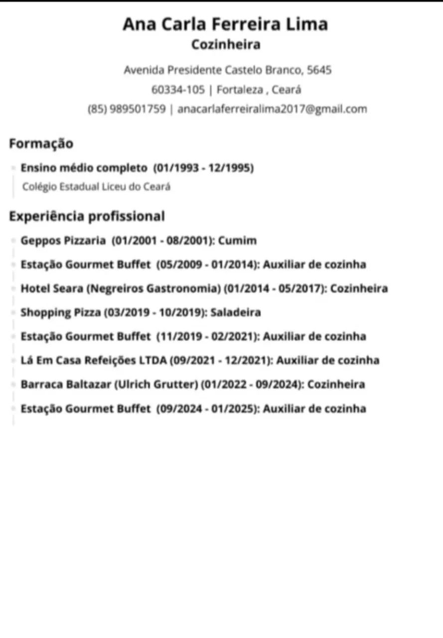 Cozinheira 