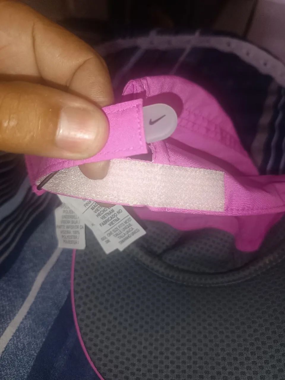 Boné Nike spiros 2 lado rosa bb - Foto 5