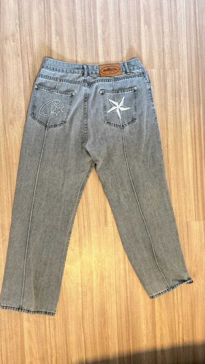 Calça Corteiz denim jeans  - Foto 3