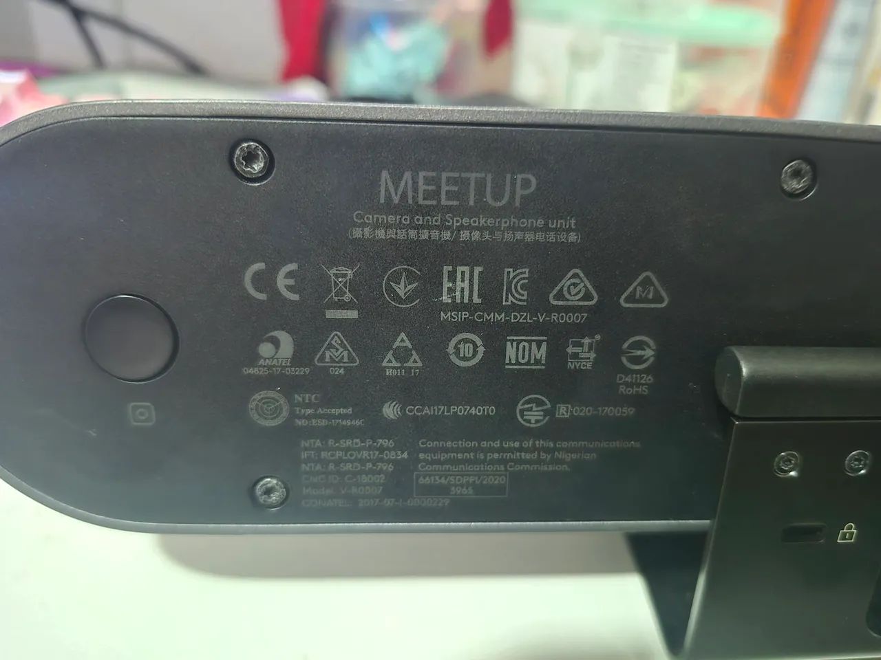 Câmera Webcam Logitech MeetUp - Videoconferência 4K - Foto 2
