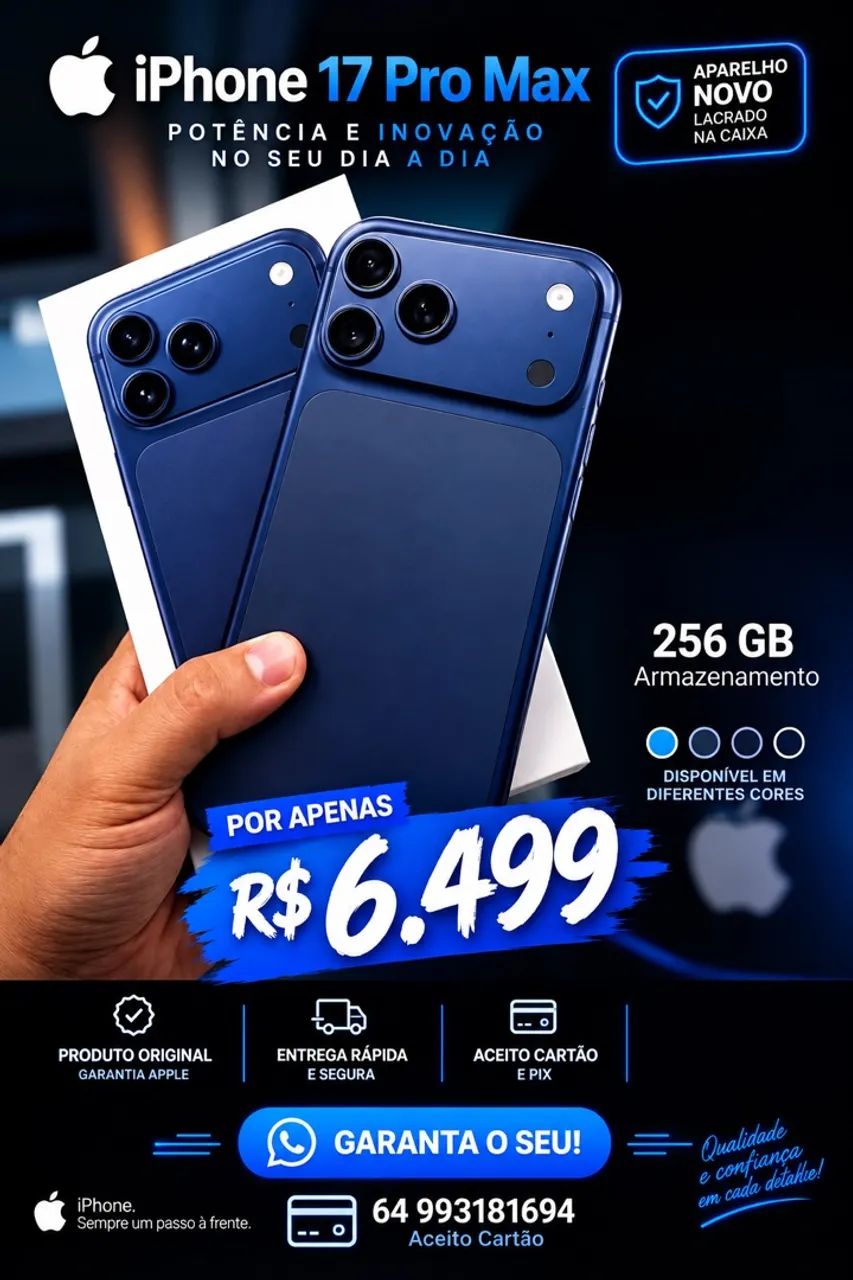 iPhone 17 pro max 256gb 
