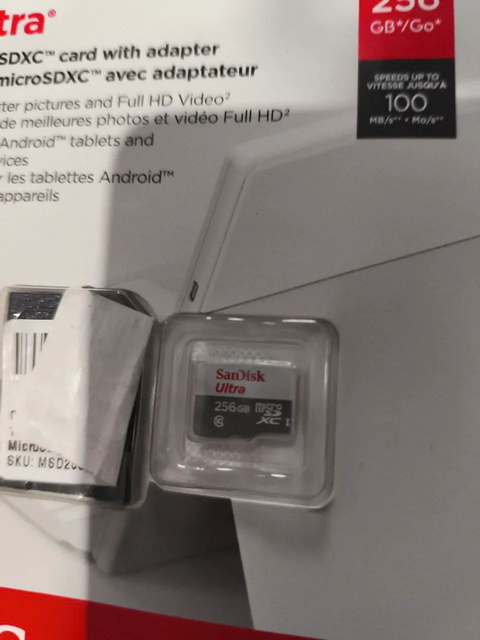 Microsdxc card SanDisk ultra 256gb - Foto 3
