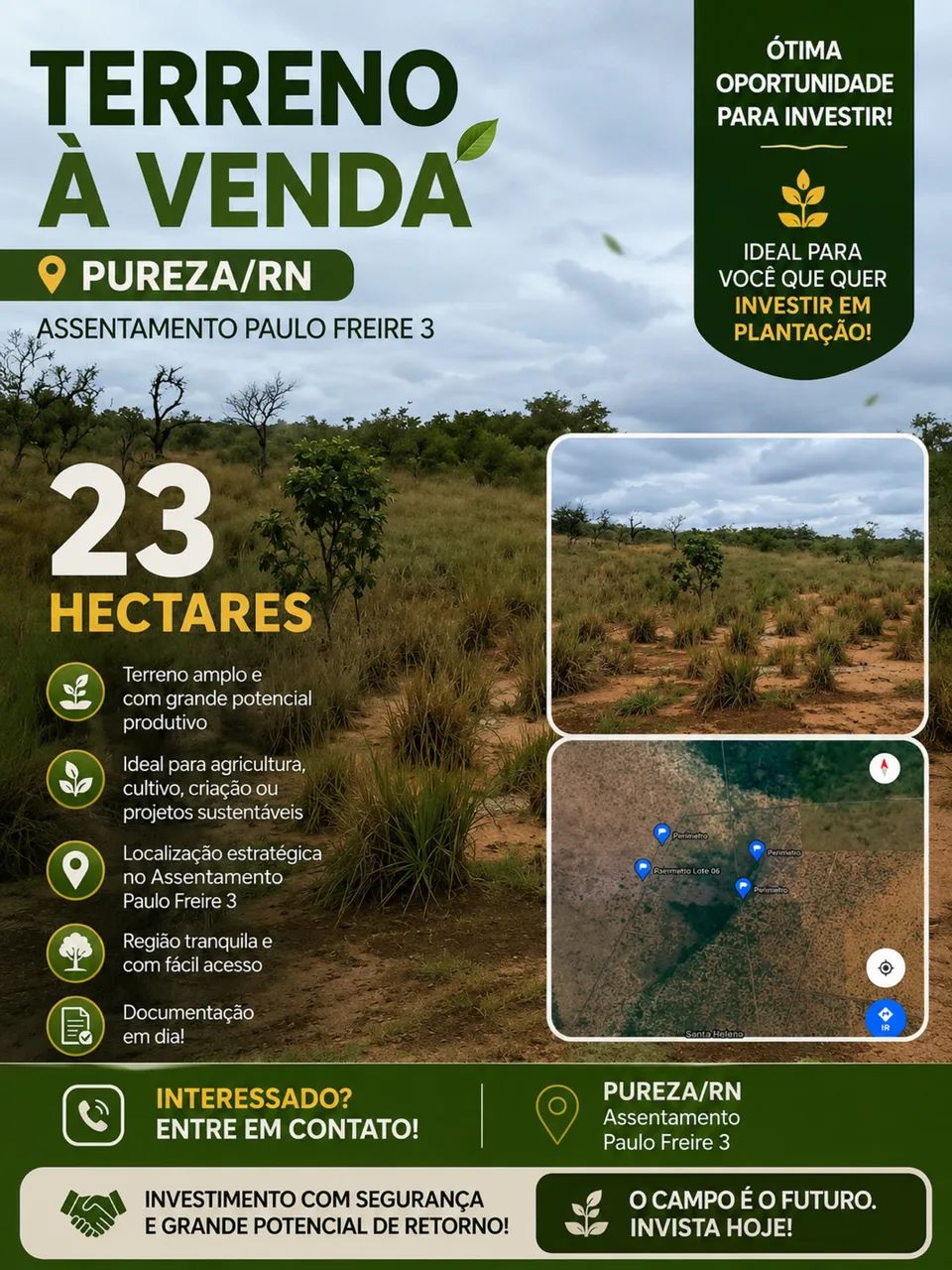Tereno pra vender 