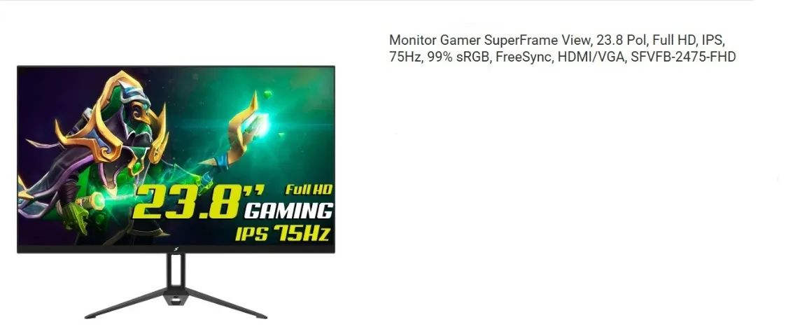 Monitor Gamer 23'' ips  - Foto 2