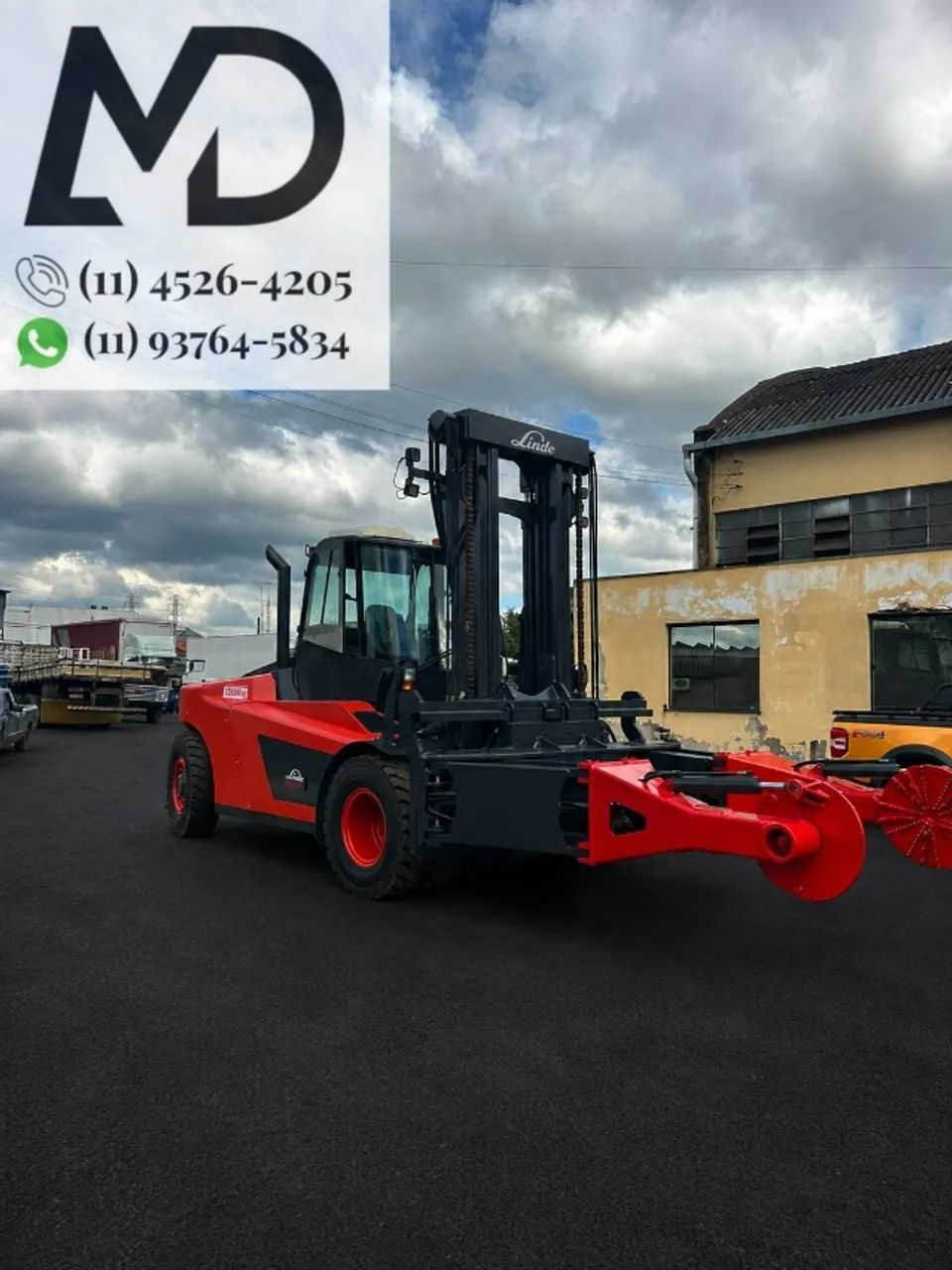 Tyre Handler Empilhadeira 12 Toneladas
