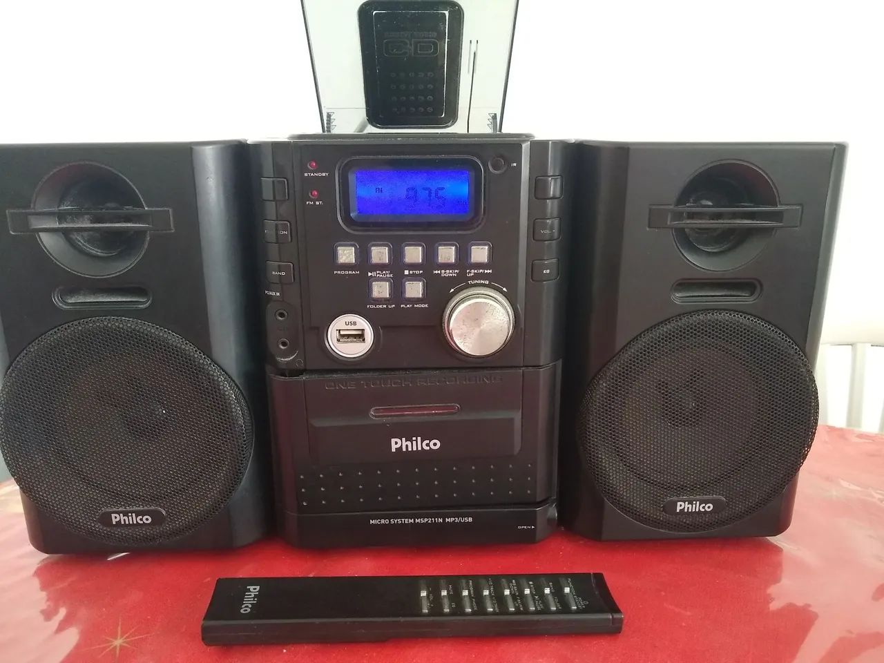 Micro System Philco MSP211N (Rádio e Caixas Funcionando)