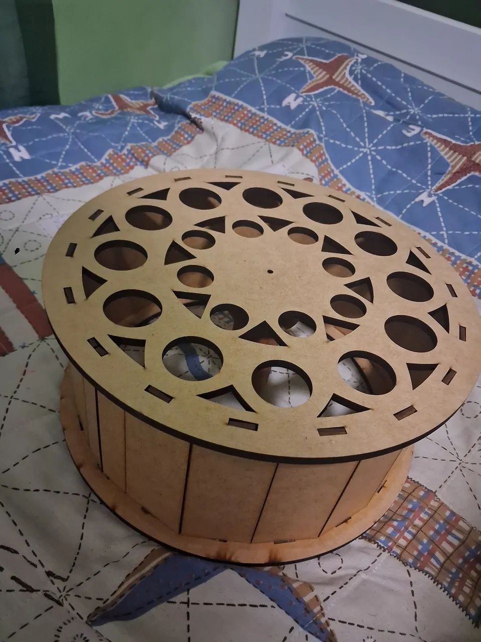 Carretilha Madeira 30cm 