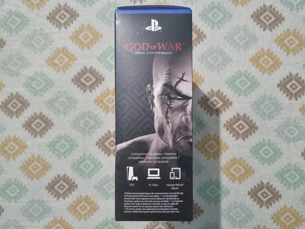 Controle Dualsense Edição Limitada 20° Aniversário de God Of War para PS5 Lacrado - Foto 3