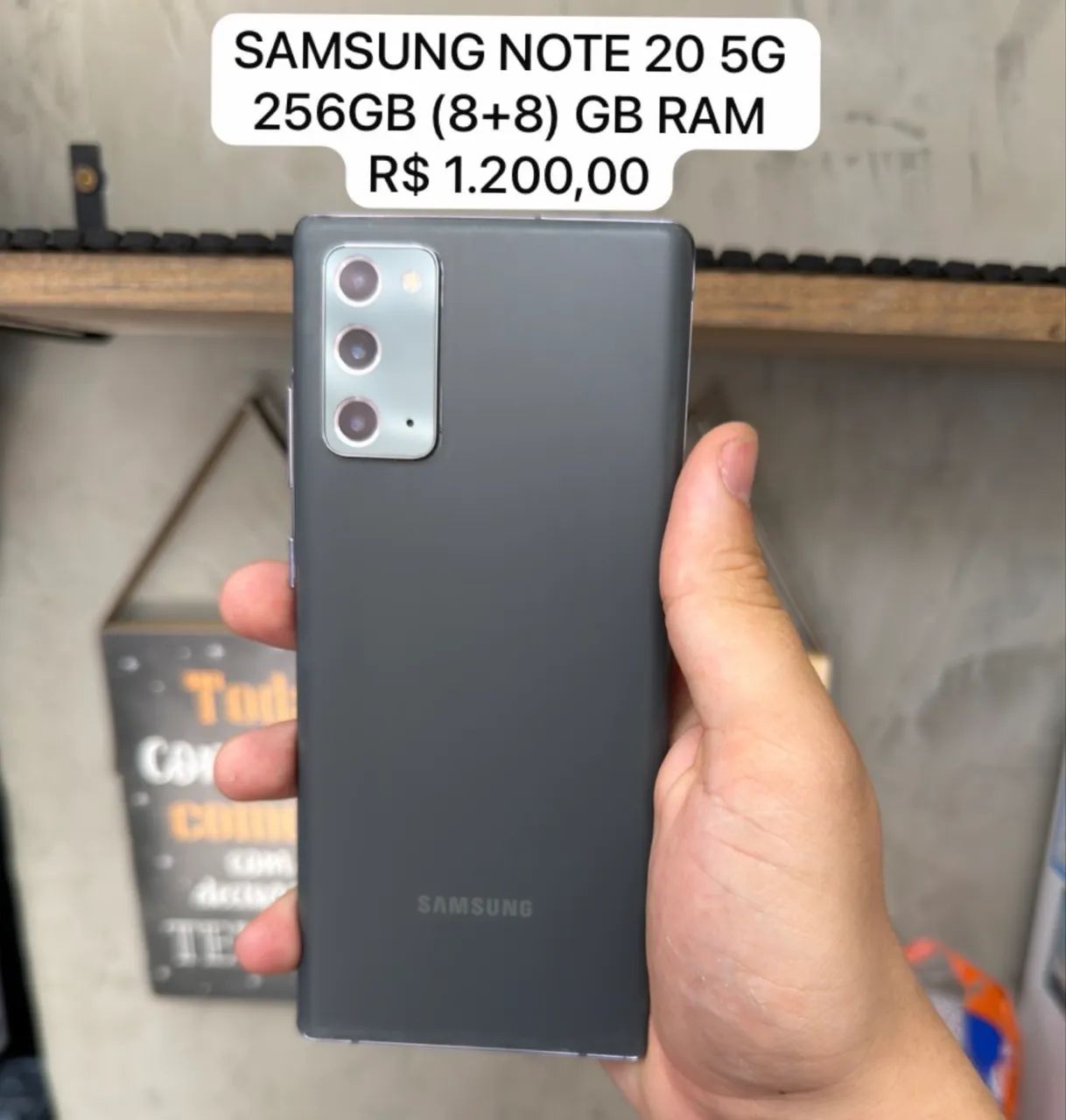 Samsung note 20 256GB COM GARANTIA 