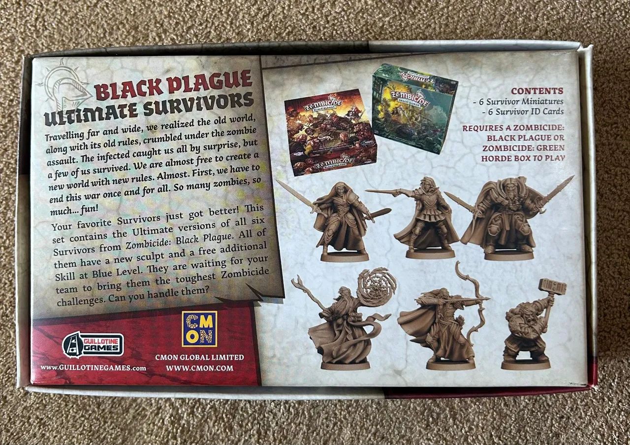 Zombicide Black Plague Ultimate Survivors  - Foto 3