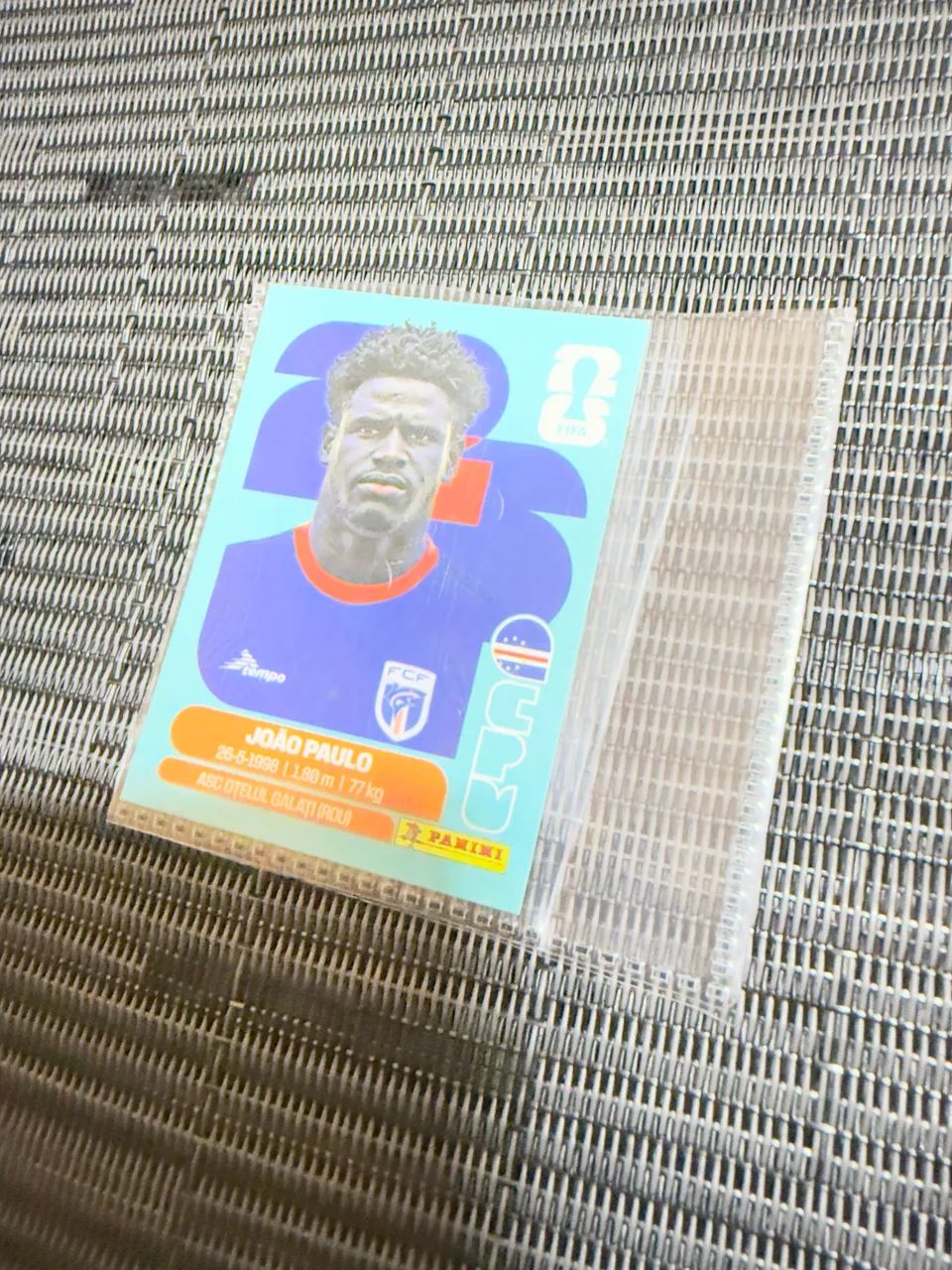 Figurinha copa João Paulo no plástico  - Foto 4