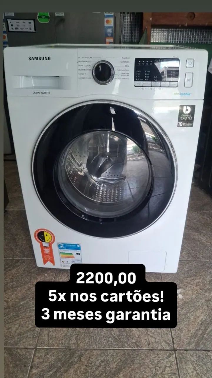 Lava e seca samsung 11 quilos semi nova 3