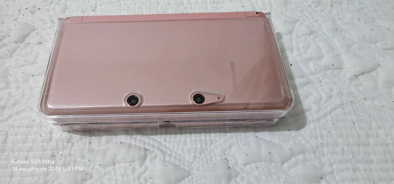 Nintendo 3DS rosa desbloqueado  - Foto 3