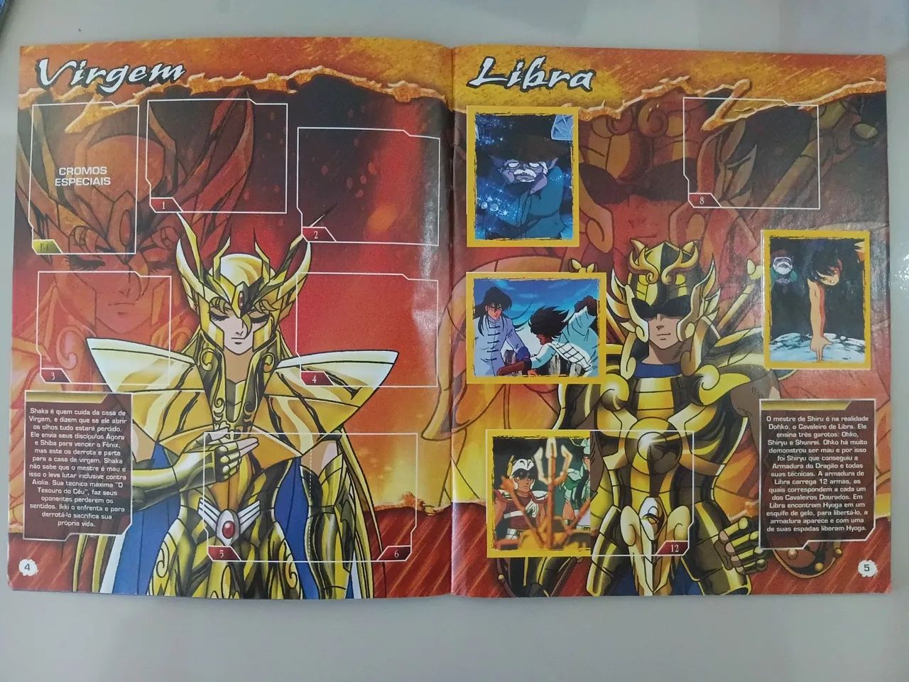 Álbum de Figurinhas Cavaleiros do Zodíaco 2 - Hobbies e coleções