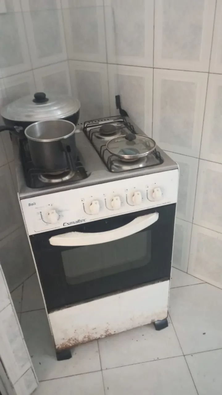 Fogão  funcionando tudo certinho
