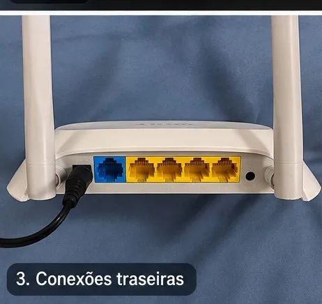 Roteador TP-Link TL-WR840N 300Mbps completo + caixa - Foto 4