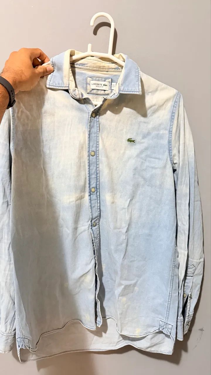 Camisa Lacoste estonada Jeans