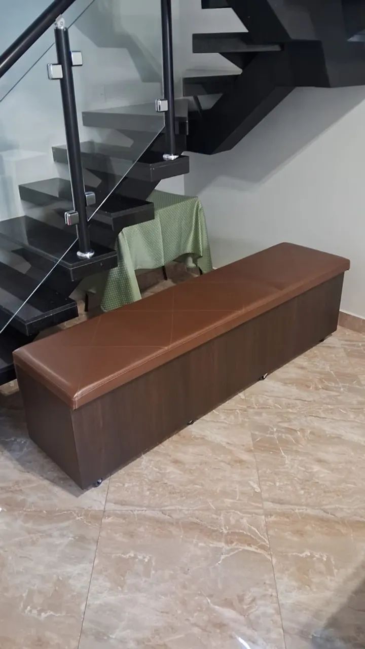 Lindo Banco Baú com Encosto