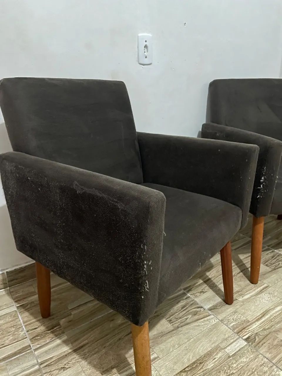 DUAS POLTRONAS CINZA $250 - Foto 5