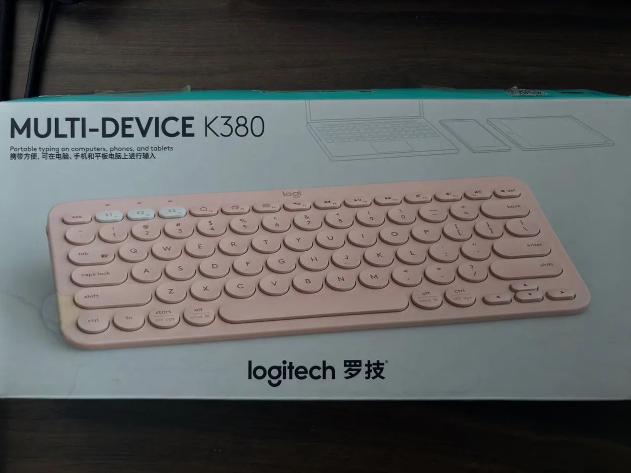 Teclado Bluetooth Logitech K380 Rosa - Foto 2