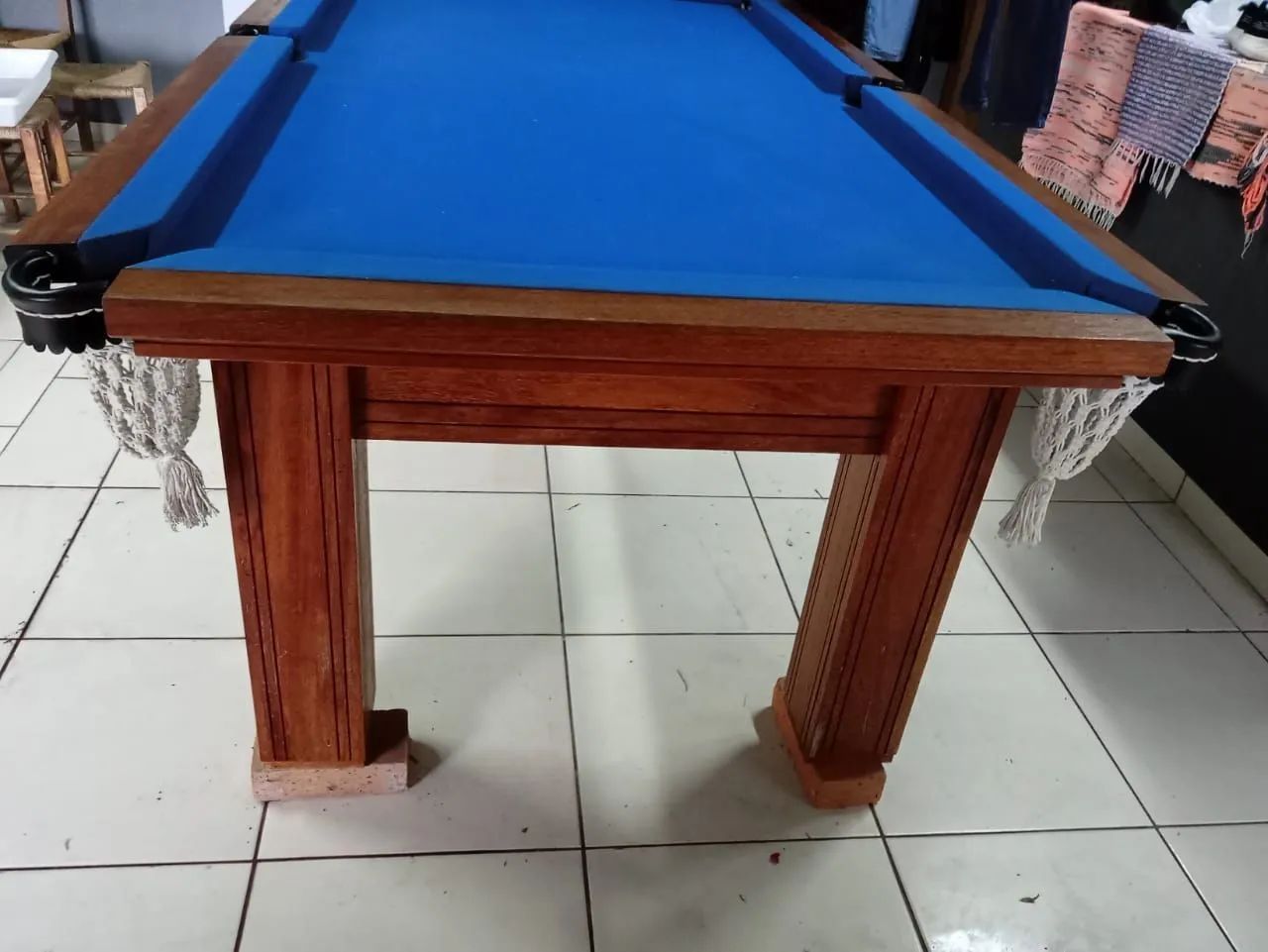 Vendo mesa de bilhardo semo nova - Foto 2