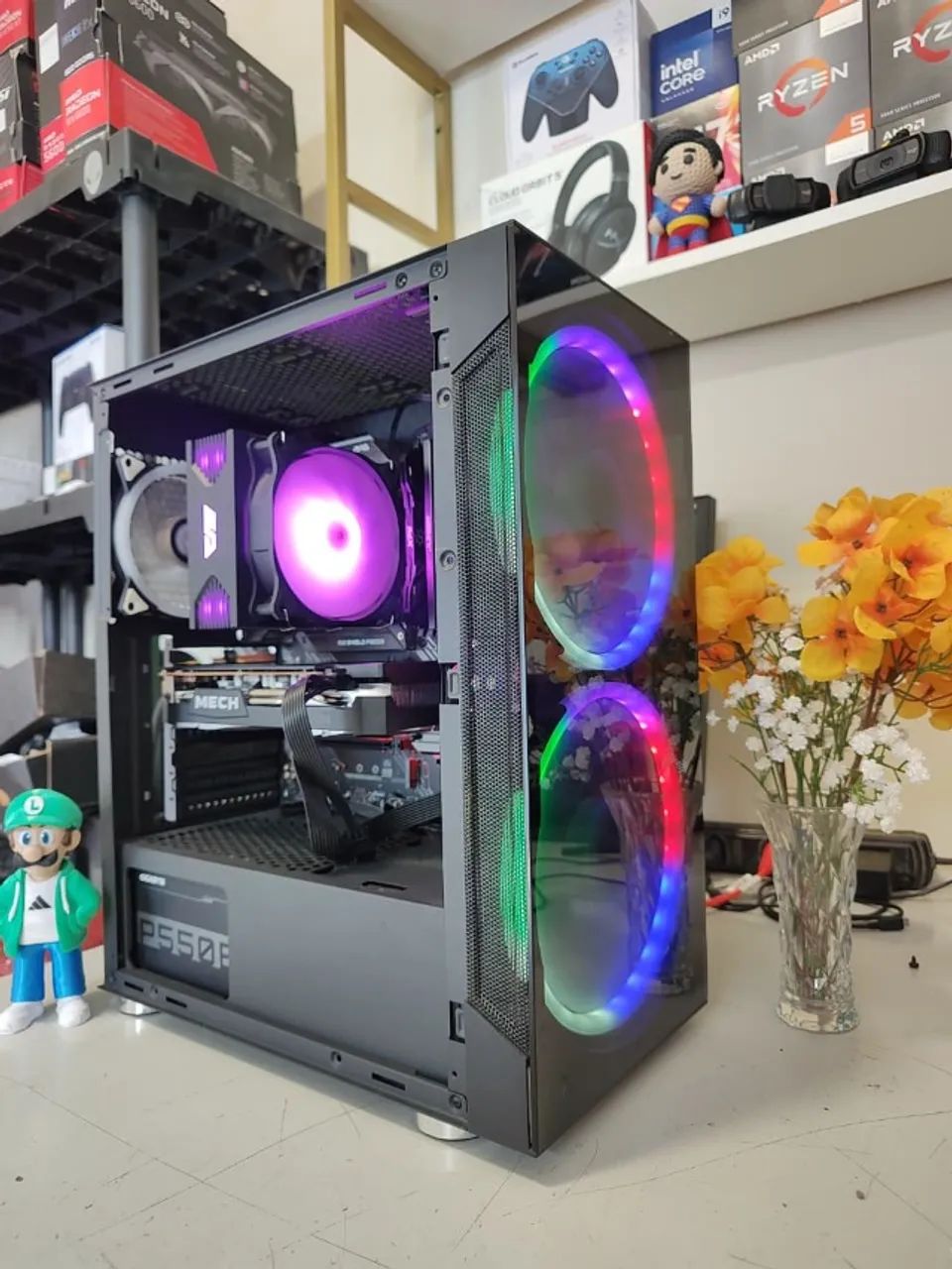 PC Gamer Intel Core i5 10th + RX 6600 - Foto 5